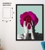 Pink Flower Printed Canvas Wall Art