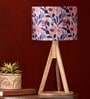 Pink Flower Trio Wooden Lamp