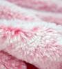 Pink Fluffy Fur Polyester Single Duvet Covers Folklore Collection