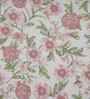 Pink Fruit Print 200 TC Cotton Double Bed Sheet with 2 Pillow Covers Sensory Bloom Collection