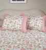 Pink Fruit Print 200 TC Cotton Single Bed Sheet with 1 Pillow Cover Sensory Bloom Collection