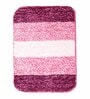 Pink Geometric Microfibre 20x14 Inches Anti Skid Bath Mats (Set of 2)