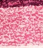 Pink Geometric Microfibre 20x14 Inches Anti Skid Bath Mats (Set of 2)
