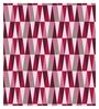 Pink Geometric 150 TC Cotton Single Bed Sized Bed Sheets With 1 Pillow Cover