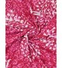 Pink Traditional 200 TC Cotton Double Queen Sized Bedsheet With 2 Pillow Covers