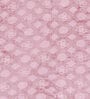 Pink Geometric 300 TC Woollen Fitted Double Bedsheet with 2 Pillow Covers