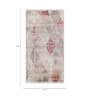 Pink Geometric 4X6 Machine Made Carpet
