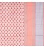 Pink Abstract 600 TC Cotton Double King Sized Bedsheet With 2 Pillow Covers