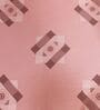 Pink Geometric 600TC Cotton Super King Sized Double Bedsheet with 2 Embroidery Pillow Covers