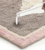 Pink Abstract Cotton 31.5x20 Inches Max Absorbant Bath Mat