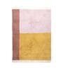 Pink Geometric Hand Tufted 6 Ft X 4 Ft  Dhurrie