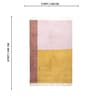 Pink Geometric Hand Tufted 8 Ft X 5 Ft  Dhurrie