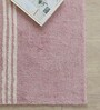 Pink Geometric Hand Tufted 8 Ft X 5 Ft  Dhurrie