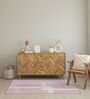 Pink Geometric Hand Tufted 9 Ft X 6 Ft  Dhurrie