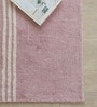 Pink Geometric Hand Tufted 9 Ft X 6 Ft  Dhurrie
