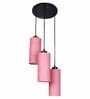 Optimus Pink Cloth Cluster Hanging Light