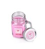 Iris Pink Glass Scented Candles
