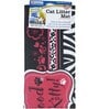 Good Kitty- Large Pink & Black Fabric Cat Pet Mat
