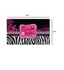 Good Kitty- Large Pink & Black Fabric Cat Pet Mat