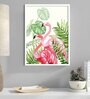 Baroques Multicolour Canvas Framed Wildlife Art Print