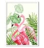Baroques Multicolour Canvas Framed Wildlife Art Print