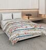 Pink Grey 100% COTTON Solid 150 GSM King Bed Comforter