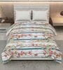 Pink Grey 100% COTTON Solid 150 GSM King Bed Comforter