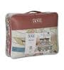 Pink Grey 100% COTTON Solid 150 GSM King Bed Comforter