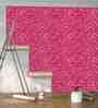 Pink Heart Design Printed Peel And Stick Self Adhesive Waterproof HD Wallpaper