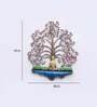 Pink Iron Taruna Tree Metal Wall Art