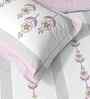 Pink Jaipuri Blockprint 250 TC Pure Cotton King Sized Double Bedsheet with 2 Pillow Covers
