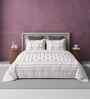 Pink Jaipuri Blockprint 250 TC Pure Cotton King Sized Double Bedsheet with 2 Pillow Covers