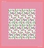Pink Floral 120 TC Cotton Queen Sized Bedsheet with 2 Pillow Cover