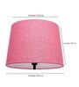 Pink Jute Lamp Shade