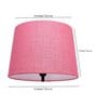 Pink Jute Lamp Shade