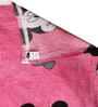Pink Kids 144 TC Poly Cotton Single Bedsheet with 1 Pillow Cover