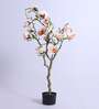 Artificial Pink Magnolia Flower Tree Plant with Pot