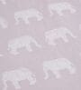 Pink Mandala Elephant Print 210 TC 100% Cotton Superking Bedsheet with 2 Pillow Covers