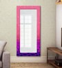 Pink Engineered Wood Professional Full Length Mirror