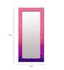 Pink Engineered Wood Professional Full Length Mirror
