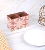 Pink Mdf Wood Square 1 Pcs Cutlery Holder