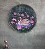 Pink Mdf Wooden Wall Decor Plate