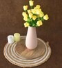 Pink Metal Table Vase