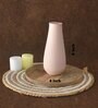 Pink Metal Table Vase
