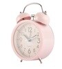 Pink Metallic Vintage Inspired Table Alarm Clock With Nightlight