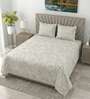 Pink Metro 186 TC Cotton King Bedsheet With 2 Pillow Covers