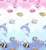 Pink Microfiber Abstract 250 GSM Double Blanket
