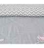 Pink Microfiber Floral 180 GSM Double Size Reversible Comforter