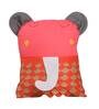 Pink Cotton Elephant Shaped Pillow