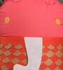 Pink Cotton Elephant Shaped Pillow